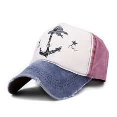 Pria Wanita Topi Bisbol Kedok Disesuaikan Vintage Sopir Truk Olahraga Golf Snapback CAP Navy-Intl