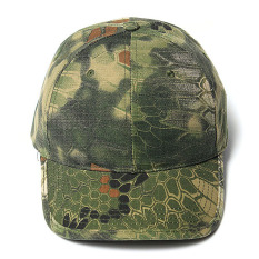 Pria Wanita Topi Loreng Velcro Yang Dapat Disesuaikan Militer Berburu Memancing Tentara Topi Bisbol