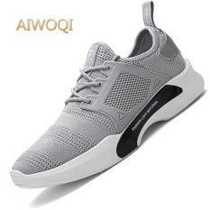 Pria Wanita Unisex Sepasang Casual Fashion CasualSneakers Bernapas Athletic Olahraga Menjalankan Sepatu AIWOQI-Intl