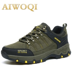 Pria Wanita Rendah Anti-Air Non-slip Sepatu Daki Gunung Luar Ruangan Pendakian Daki Gunung Sepatu Aiwoqi-Internasional