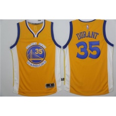 Pria Golden State Warriors 35 # Kevin Durant NBA Basketball Fashion 2017 Gaya Baru Jerseys-Intl
