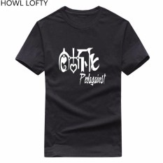 Pria Uzumaki Naruto Permainan Katun Menst T-shirt Streetwear Atasan Lucu Tees Kasual Kebugaran Pria T Shirt Hitam-Intl