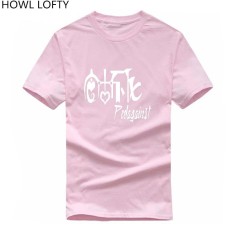Pria Uzumaki Naruto Game Cotton MensT-Shirt StreetWear Lucu Tee Atasan Casual Fitness MEN T Shirt Pink- INTL