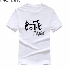 Pria Uzumaki Naruto Game Cotton MensT-Shirt StreetWear Lucu Tee Atasan Casual Fitness Pria Mengenakan T-shirt Putih- INTL
