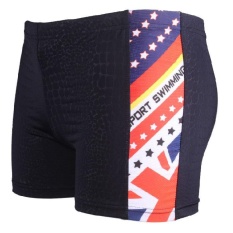 Mens Renang Pantai Casual Printing Celana Pendek Fashion Spa Profesional Trunks Gaya 1-Intl