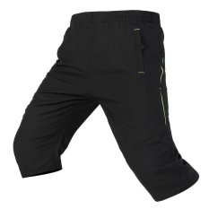 Pria Kasual Celana Bang Pendek Panas Musim Sweatpants Running Pria Pantai Celana (Hitam)