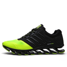 Mens Keren Skull Running Sepatu Musim Semi Blade SPRINGBLADE Modis Berlari Sepatu Kets (Hijau)-Intl