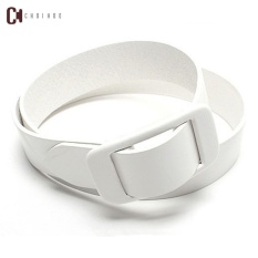 Men's explosion of Metal Belt Thickening youth anti allergy all-match plastic security belt buckle and leisure - intl