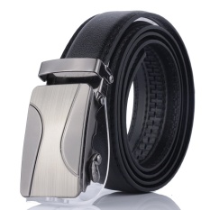 Men's Fashion Belt dengan Gesper Paduan Seng untuk Pria Fashion Suite Dasi Kasual Kemeja Kain Dompet Pinggang 130 Cm -Intl
