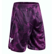 Pria Fastbreak Shorts Kobe Bola Basket Ungu Shorts dengan Saku-Internasional