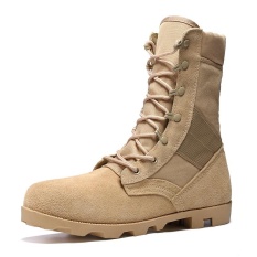 Pria Sepatu Luar, Ringan LACE UP Sepatu Tempur Militer Taktis Outdoor Pria Sepatu Bot For Hiking Outdoor Sport