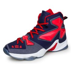 Pria Skid Nyaman Shock-absorbing dan Breathable Basket Sepatu-Intl