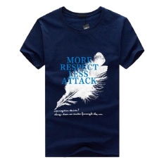 Pria T-shirt Plus Ukuran 5XL Tee Shirt Homme Musim Panas Pria Lengan Pendek T Kemeja Pria Kaos Camiseta Tshirt-Intl