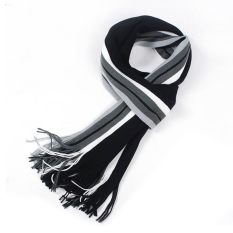 Musim Dingin Pria Syal Rumbai-Rumbai Wol Buatan Klasik Lama Pashmina Selendang ส่วนลด -45