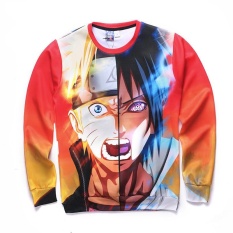 Pria/Wanita Hoodies Naruto Uzumaki Cosplay Kostum Kartun Harajuku Sweatshirts-Internasional