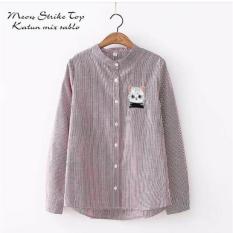 Baju wanita/Blouse/Kemeja Wanita/Jumpsuit/Playsuit Wanita/Baju Atasan/long dress/Dress Wanita/Baju Muslim/Jumpsuit/Sweater&Cardigan Wanita/Baju Tidur/baju Santai/Tunik/Rajut Waanita/baju murah/celana wanita-murah/fashion wanita/MEOW STRIKE TOP PINK
