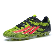 Messi F50 Messi F50 Mens Kids FG Football Shoes Soccer Cleats Soccer Boots Children Training Football Boots 33-44 (green)