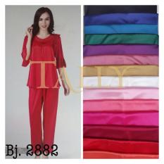 METRO STORE - Baju Tidur 2882 Kimono Set Celana Panjang Lingerie Piyama Satin