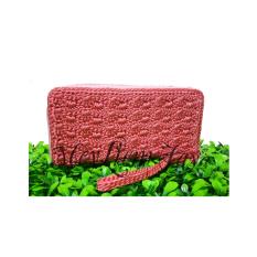 Meyliem Jaya Dompet Rajut Rit Kecil - Baby Pink