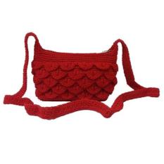 Meyliem Jaya Tas Rajut Sisik Merah