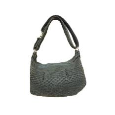 Meyliem Shop Tas Rajut Hobo Balon Mini Full Rajut - Abu