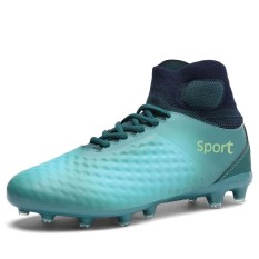 REKSA DANA Neymar MAGISTA OPUS II FW Mens Kids FG Soccer Shoes Soccer Clea Soccer Boo Tinggi Tops Anak Pelatihan Sepak Bola Boo 32-44 (Dark Green) -Intl