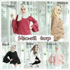 Micell Top / Atasan Wanita Murah / Suplier Baju Hijab / Pakaian Hitam