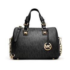 Tas Michael Kors Grayson Signature Black Chain MEDIUM. Authentic Original Asli USA Store.