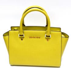 Michael Kors Selma Medium Satchel (Apple Green)