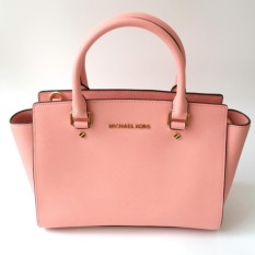 Michael Kors Selma Medium Satchel - Pale Pink
