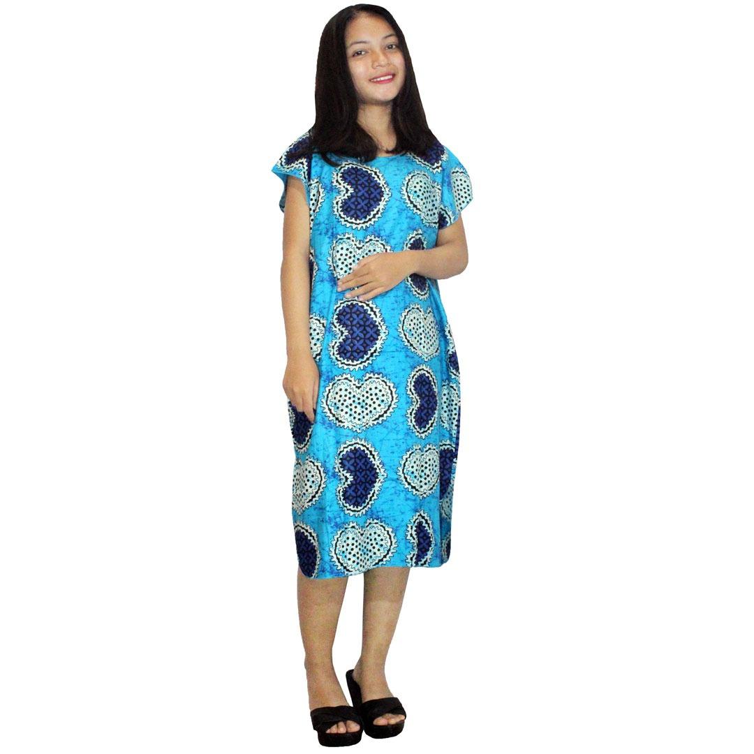 Midi, Daster Midi, Dress Santai, Baju Tidur, Piyama, Atasan Batik (BPT002-127)
