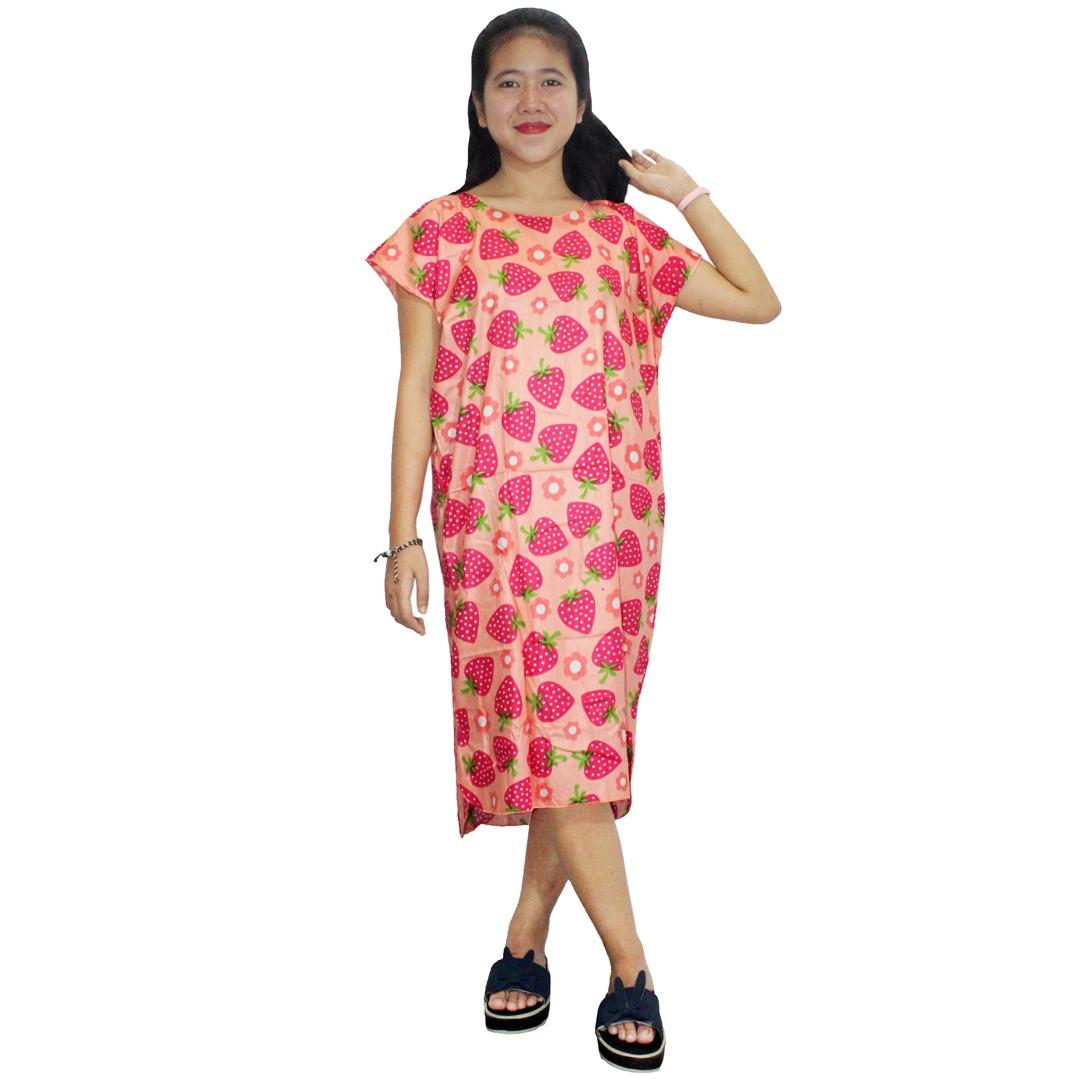 Midi, Daster Midi, Dress Santai, Baju Tidur, Piyama, Atasan Batik (BPT002-128)
