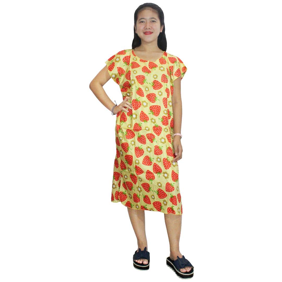 Midi, Daster Midi, Dress Santai, Baju Tidur, Piyama, Atasan Batik (BPT002-128)