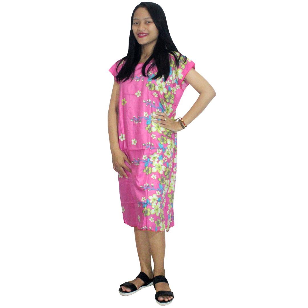 Midi, Daster Midi, Dress Santai, Baju Tidur, Piyama, Atasan Batik (BPT002-129)