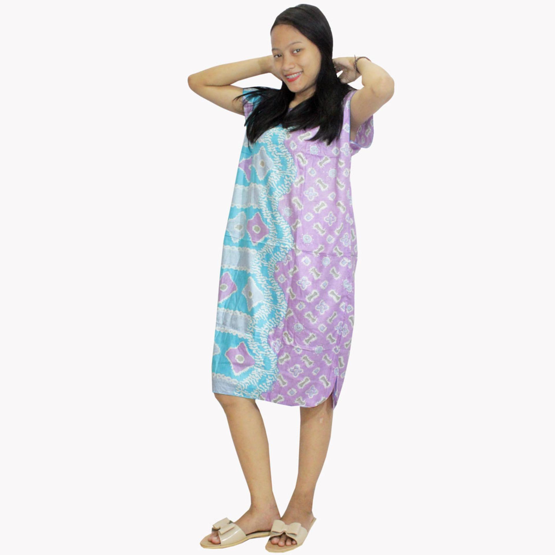 Midi, Daster Midi, Dress Santai, Baju Tidur, Piyama, Atasan Batik (BPT002-62)