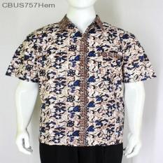 Mila Style - Baju / Kemeja / Hem Kemaja Batik Pria Motif Waluyo Bigsize CBUS757 - Multicolor