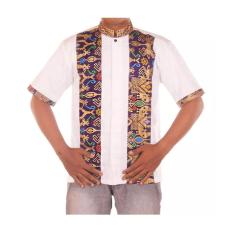 Mila Style Baju Kemeja Koko Batik Varian Prodo Rompi Qaisar - Multicolor