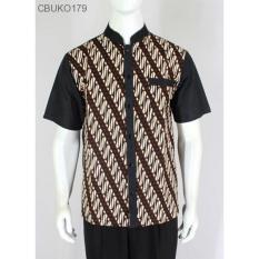 Mila Style - Baju Koko Batik Katun Motif Parang CBUKO179 - Multicolor