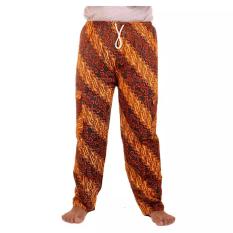 Mila Style - Celana Panjang Batik Betawi Pasangan Koko - Cokelat