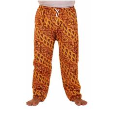 Mila Style - Celana Panjang Batik Betawi Pasangan Koko Edisi 04 - Cokelat