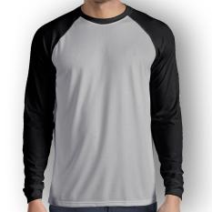 Minangka jaya - Baju Raglan Keren Pria - Abu Hitam