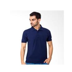 Baju Kaos Krah Polos Polo Shirt Pria/Wanita-Navy/Atasan Kasual Pria/Wanita/T-Shirt Pria/Wanita Murah Model Terbaru-MJ