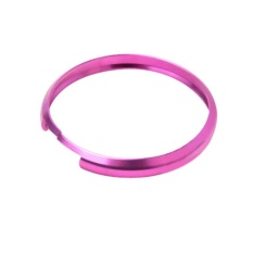 Mini Aluminum Alloy Key rings cooper Key Ring Trinket Key Rings Purple - intl