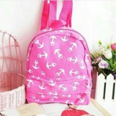 Mini Ransel Backpacks Anchor Pink – Tas Ransel Sling Bag Tas Slempang Tas Sekolah Tas kuliah