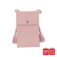 Miniso Official Cellphone Pouch with Tassels (Pink) (06MN-8427)
