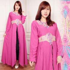 Miracle Maxi Longdress Nadya Kaftan Terusan - Pink