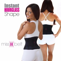 Miss Belt - Korset Pelangsing Tubuh Slimming Belt - Korset Pembakar Lemak Korset Pengurus Badan Korset Untuk Perut Buncit Korset Pembentuk Tubuh Korset Pengecil Perut- Alat Pelangsing Tubuh Pengecil Pengencang Perut