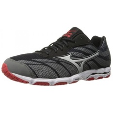 Mizuno Mens Wave Hitogami 3 Running Shoe, Quarry/High Risk Red, 8 D US