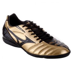 Mizuno Sepatu Futsal Ignitus 3 IN P1GF143950 Black Gold