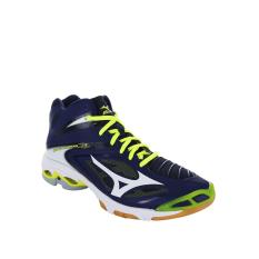 Mizuno Wave Lightning Z3 Mid Blue Depths / White / Safety Yellow